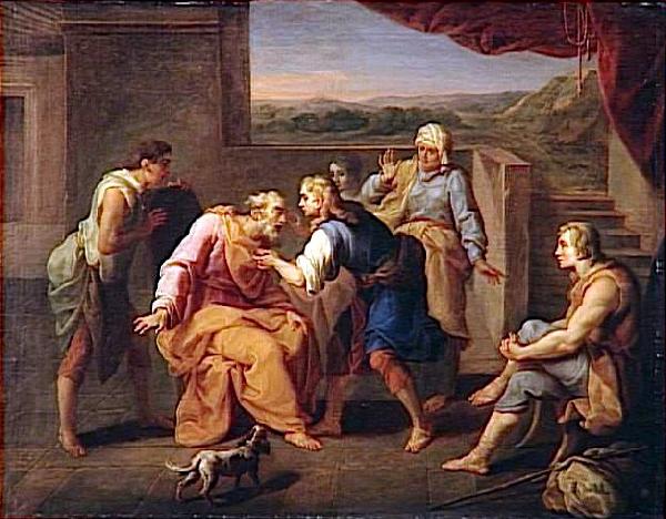Bon Boullogne Return of Jephthae oil painting image